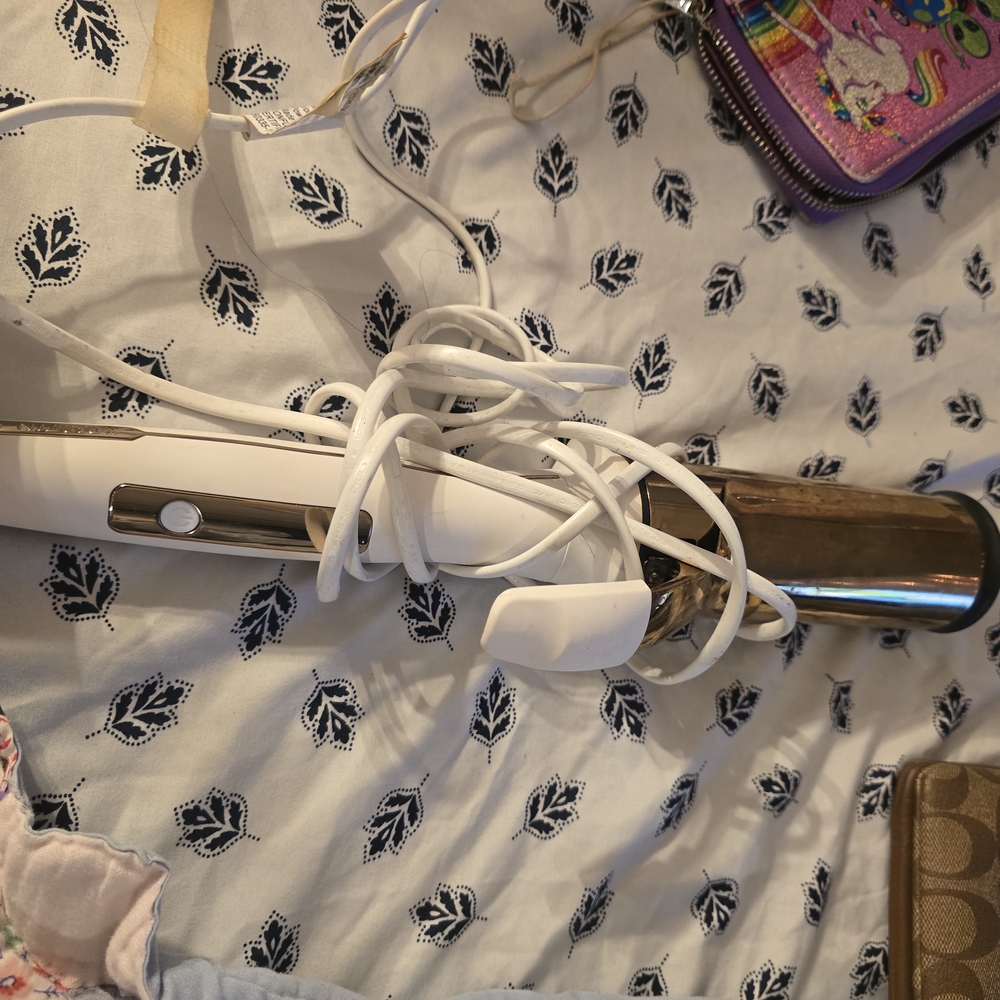 White and Silver Hair Styling Tool